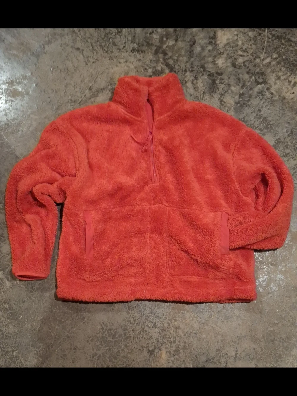all in motion Coral Teddy Half-Zip Jacket